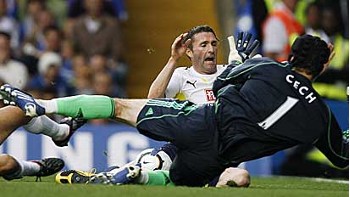 Turning point? Robbie Keane wanted a penalty awarded