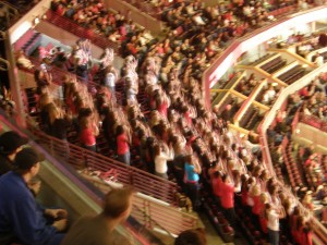 Entertainment Breaks Out at Bulls Game